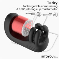 Torky Masturbateur avec Rotation et Compression par App