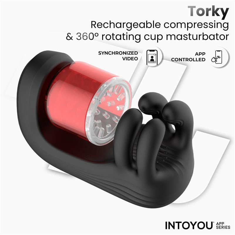 Torky Masturbateur avec Rotation et Compression par App