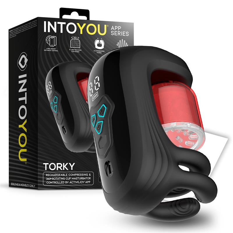 Torky Masturbateur avec Rotation et Compression par App
