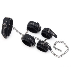 Set de Restricciones con Collar y Esposas