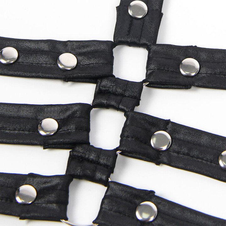 Body Bondage de Cuero Negro