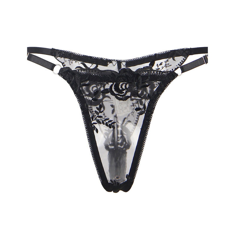 Set de 3 Piezas Estampado Floral Negro