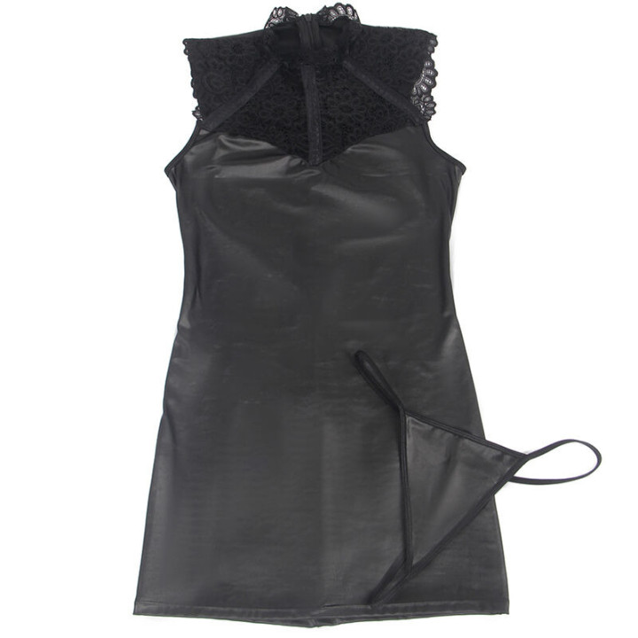 Vestido Sexy Cuero