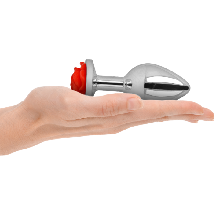 Plug Anal Rosa Roja L