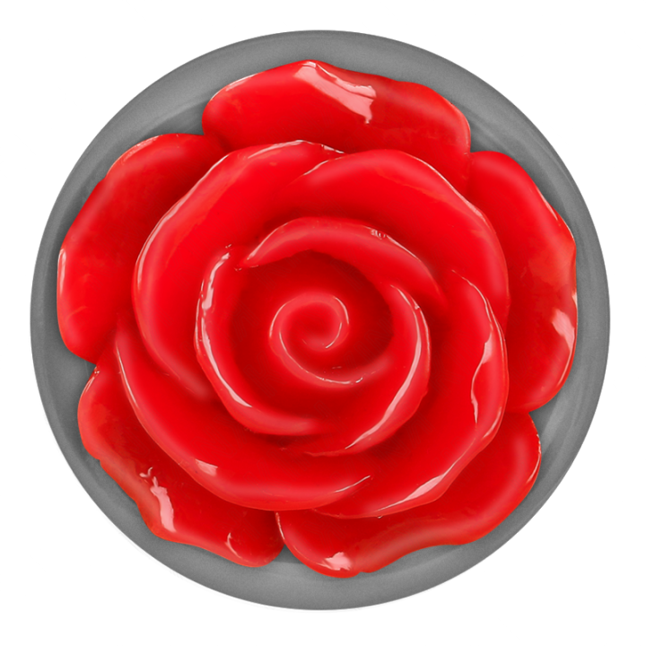 Plug Anal Rosa Roja Talla M