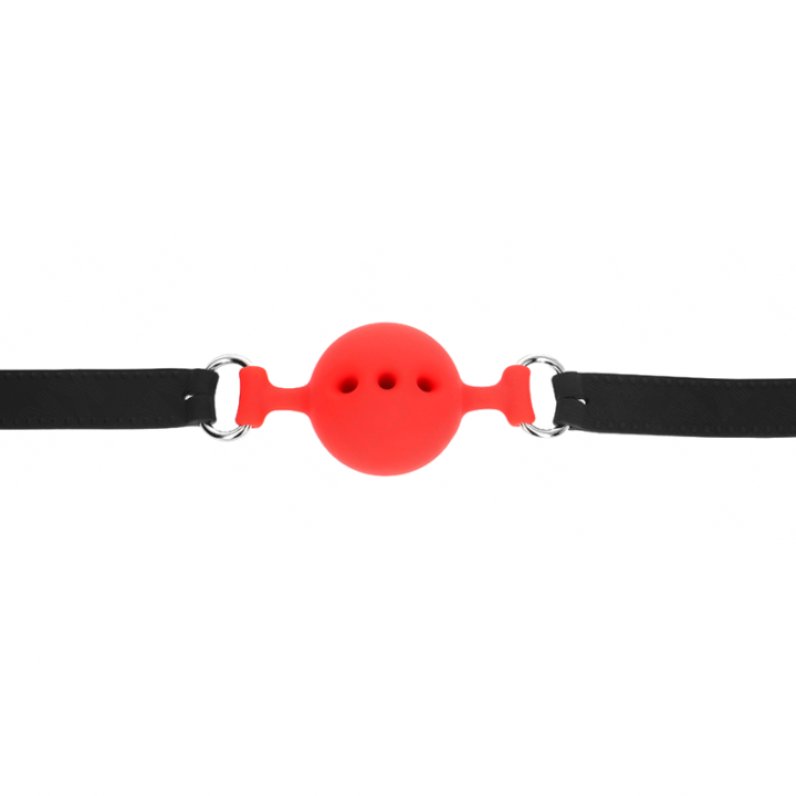 Mordaza de Bola Talla M Roja