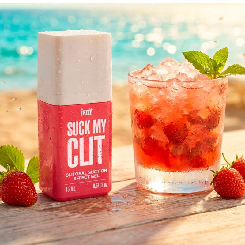 Suck My Clit Gel Efecto Succión Fresas Silvestres 15 ml