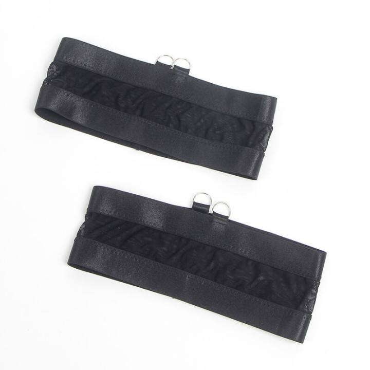 Conjunto Sujetador con Liguero Bondage Negro