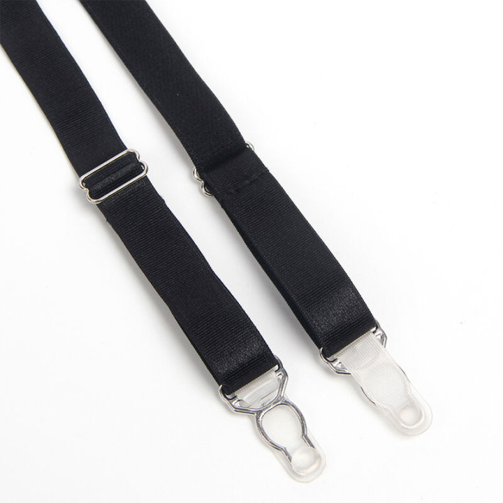 Conjunto Sujetador con Liguero Bondage Negro