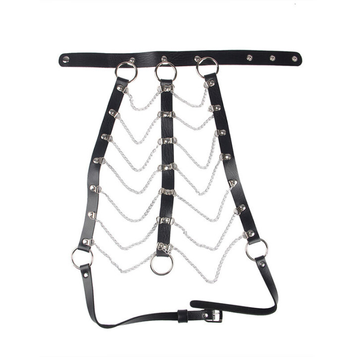 Arnés de Pecho Cadenas Negro