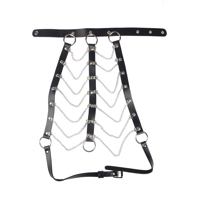 Arnés de Pecho Cadenas Negro