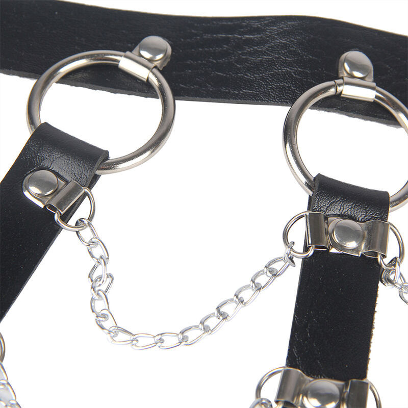 Arnés de Pecho Cadenas Negro
