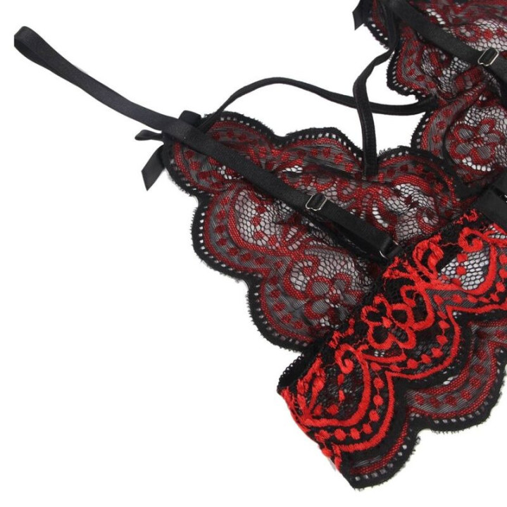 Set Dos Piezas Top y Panties Encaje