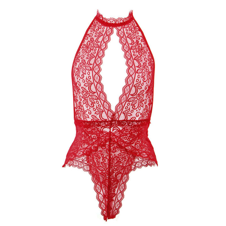 Body Bonnets Ouverts Rouge