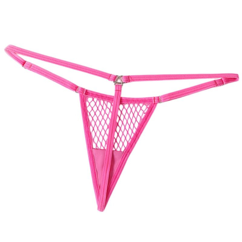 CR 4856 Micro Tanga Rejilla Rosa