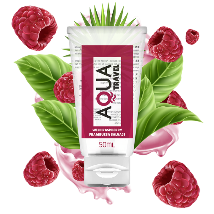 Lubrifiant à Base d'Eau Saveur Framboise Sauvage 50 ml