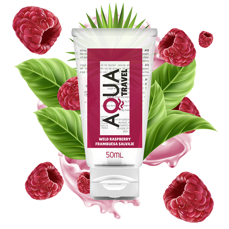 Lubrifiant à Base d'Eau Saveur Framboise Sauvage 50 ml