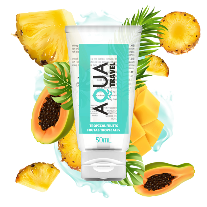 Lubrifiant à Base d'Eau Saveur Fruits Tropicaux 50 ml