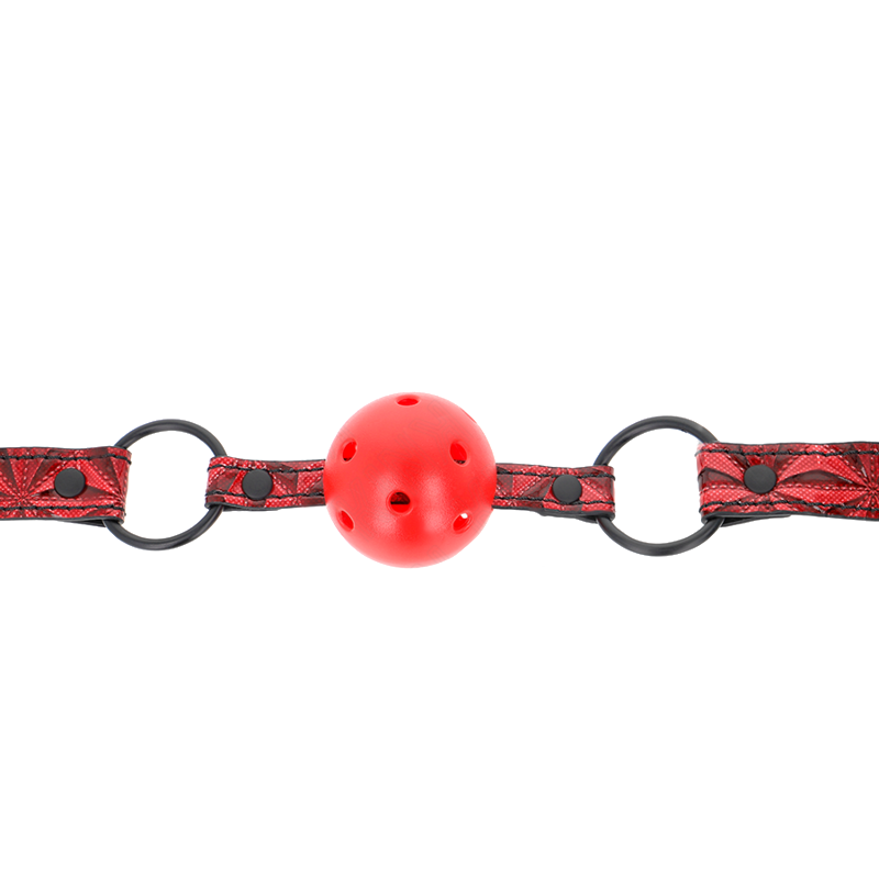 Bâillon boule à motif diamant Modèle 1