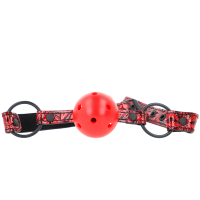 Bâillon boule à motif diamant Modèle 1