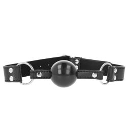 Bâillon boule souple et solide avec sangle