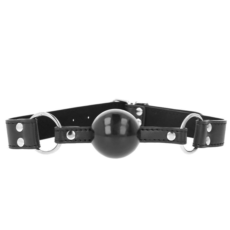 Bâillon boule souple et solide avec sangle