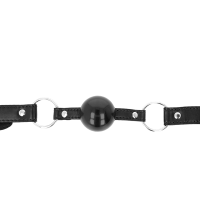 Bâillon-boule noir