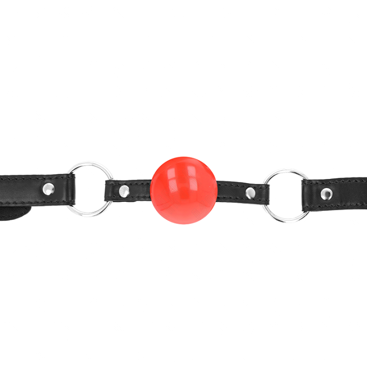 Bâillon boule rouge