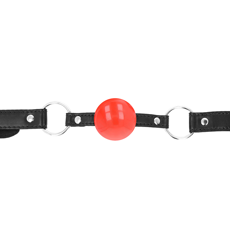 Bâillon boule rouge