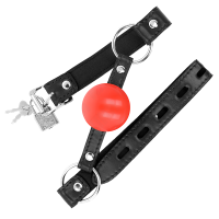Bâillon boule rouge