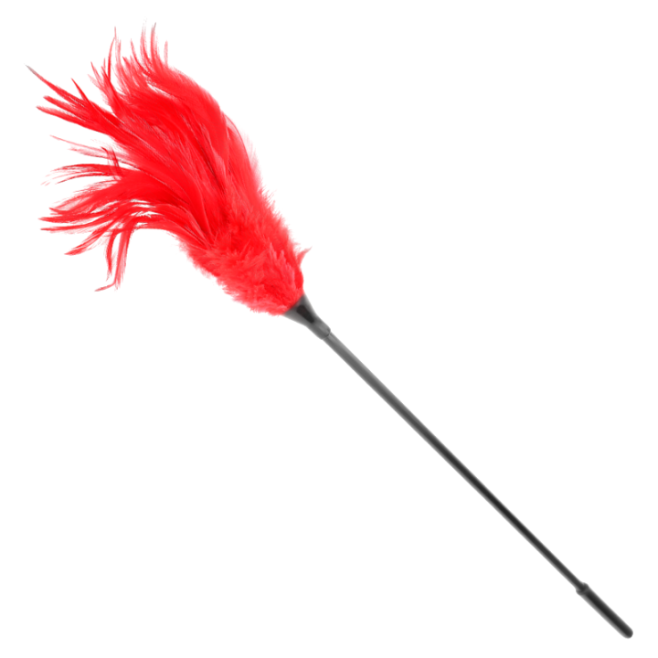 Plumas Múltiples para Cosquillas Rojas