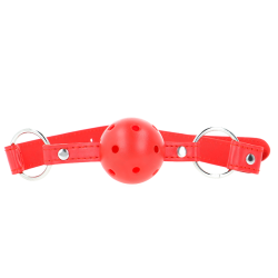 Mordaza de Bola con Doble Remache Modelo 1 Rojo