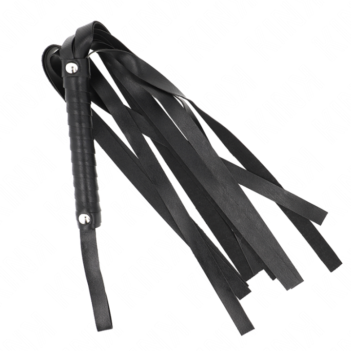 Fouet à Lanière Large Noir 48.5 cm
