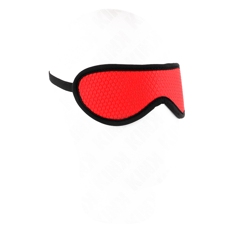Bandeau texturé écailles à bordure rembourrée rouge
