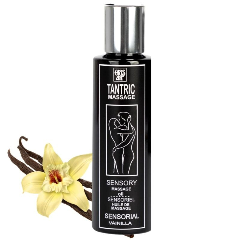 Huile de massage tantrique naturelle et aphrodisiaque Vanille 100 ml