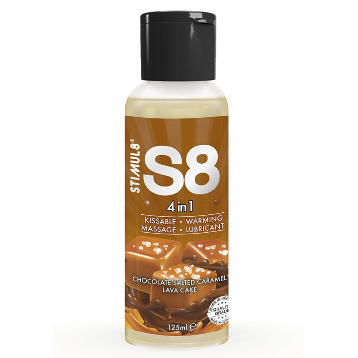 S8 4 en 1 Lubrifiant dessert chocolat et caramel salé 125 ml