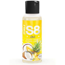 S8 Lubrifiant Dessert 4 en 1 Piña Colada 125 ml