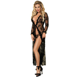 Babydoll peignoir Floral Design