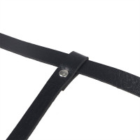 Harnais de corps en cuir noir