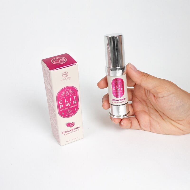 Clit Pwr Baume stimulant pour clitoris Fraise