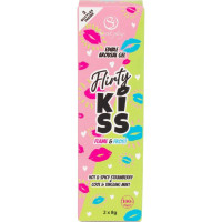 Flirty Kiss Gels pour sexe oral Fraise et Menthe