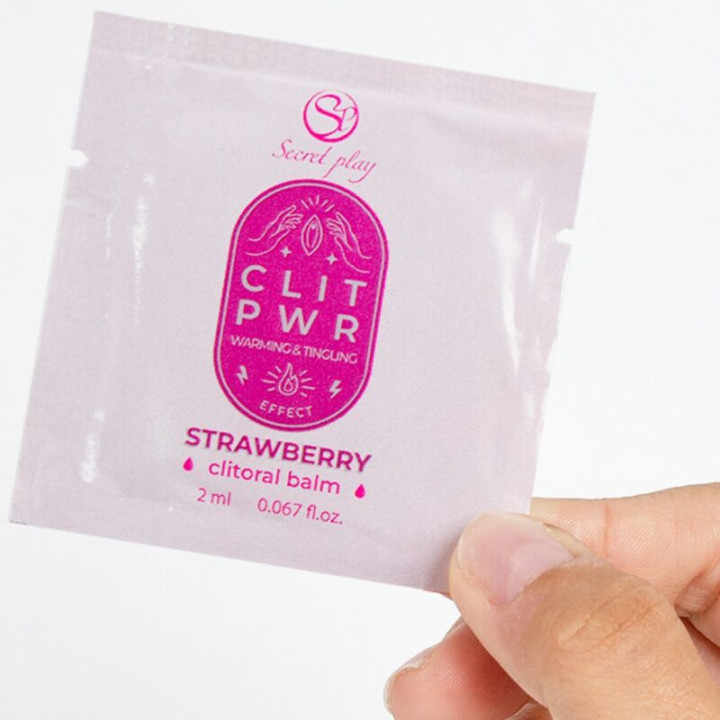 Lubrifiant à la fraise en monodose 2 ml