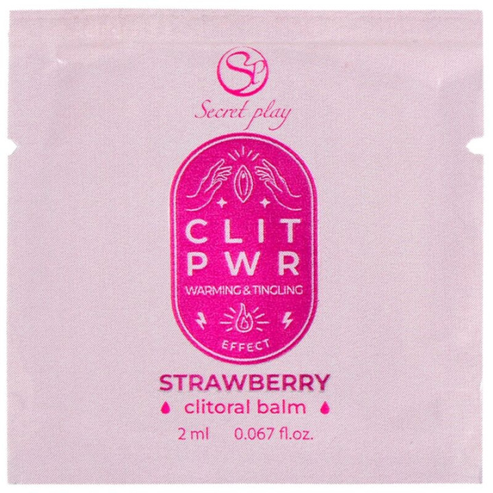 Lubrifiant à la fraise en monodose 2 ml