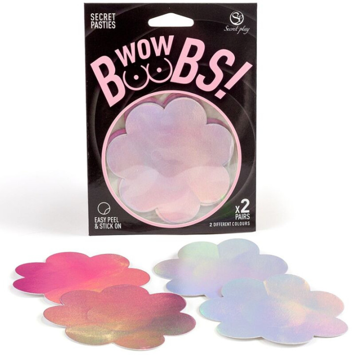 Wow Boobs Cache-tétons Fleur
