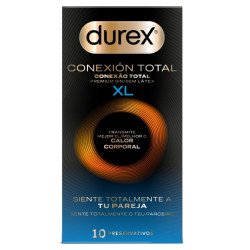 Durex Conexión Total XL Ultra Fino Sin Latex 10 Uds