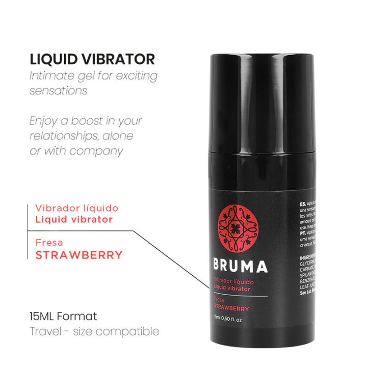 Vibromasseur Liquide Fraise
