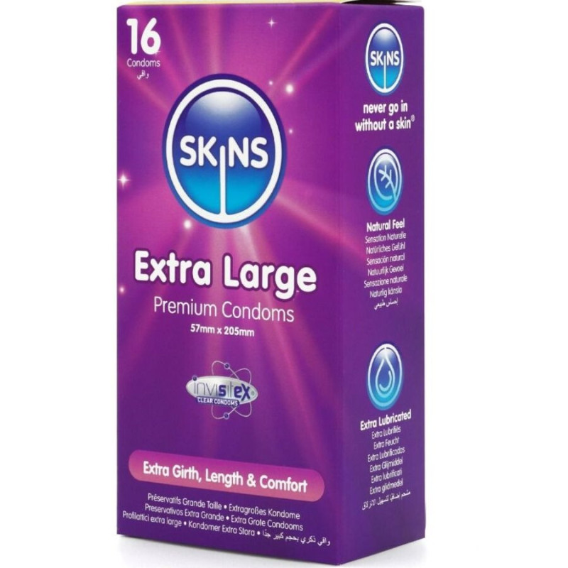Préservatifs Premium Taille XL 16 unités