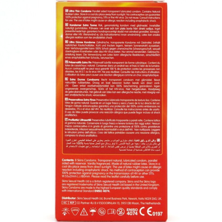 Préservatifs Premium ultrafins 8 unités