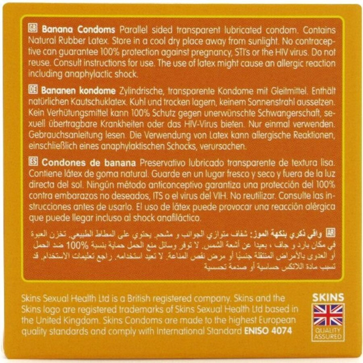 Preservativos Sabor Plátano Premium 4 Uds