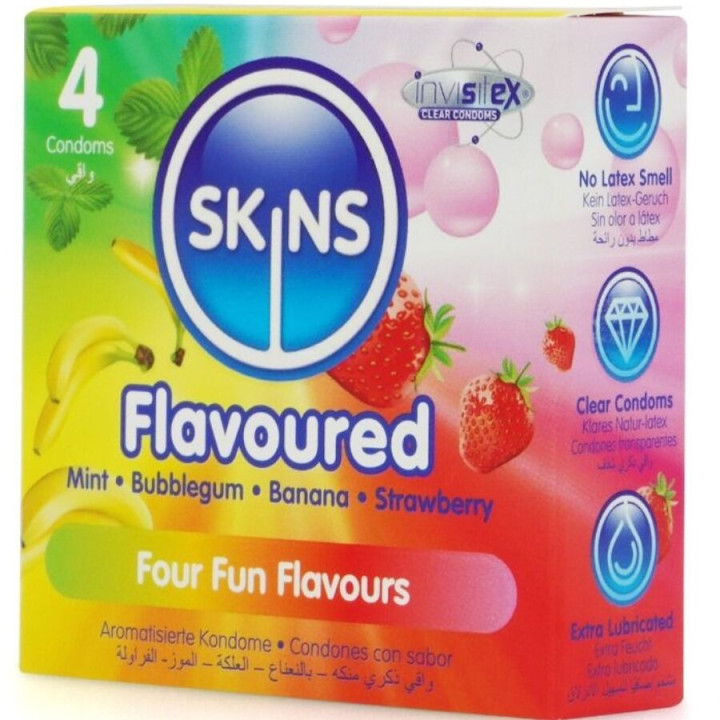 Preservativos Premium Multi Sabores 4 Uds